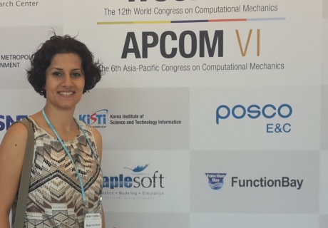 Mojgan Hadi Mosleh attends the 12th World Congress on Computational Mechanics in Seoul