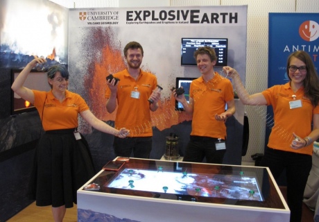 Explosive Earth exhibit