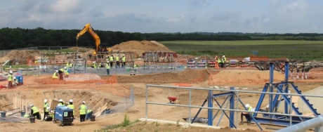 Panorama of the site