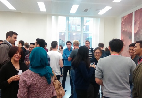 New MSc students attend welcome session