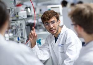 Students in the Chemical Engineering Teaching Laboratories