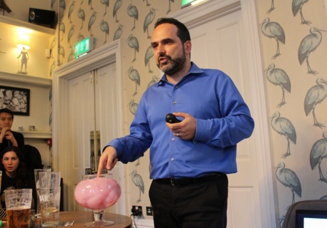 Professor Daniele Dini at Pint of Science