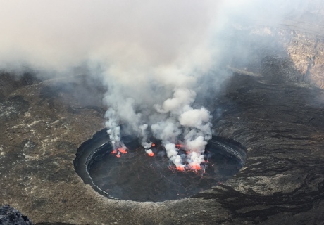 Volcano just north of Goma in the Congo 