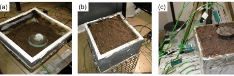 Experimental setup before ignition