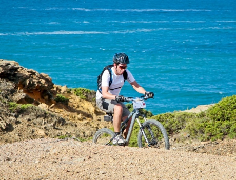 Professor Veloso enjoys mountain biking in his spare time