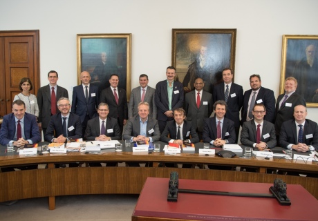 Image: Representatives at the Royal Society meeting yesterday (Source: Shell). 