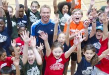 Track Cycling Legend, Sir Chris Hoy MBE, rides and volleys at Ethos 