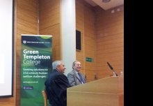 Gordon Conway visits Green Templeton College at the University of Oxford 