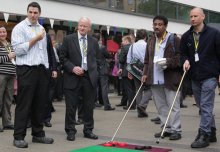 Support staff gather at Imperial Village Fete