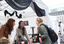 Business School students set up market at Imperial 