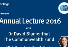 Storify: IGHI Annual Lecture with Dr David Blumenthal 