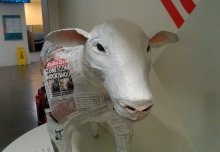 Dolly the Sheep sculpture comes to the Central Library