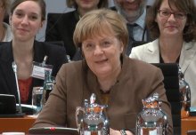 Angela Merkel discusses global antibiotic challenge with Imperial academic