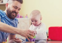 Dad's involvement with baby early on associated with boost in mental development