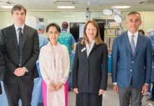 Burmese leader sees cutting-edge medical innovations at Imperial