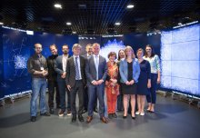 Norwegian Minister visits Imperial's innovative Data Science Institute