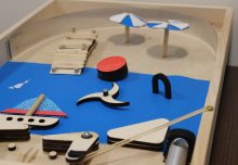 First year students design pinball tables for Summer Workshop