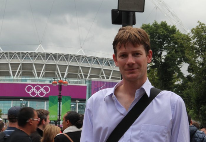 Tim Porter (Communications and Development) at Wembley Stadium