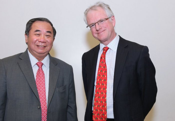 Professor Freddy Boey and Professor Patrick Maxwell