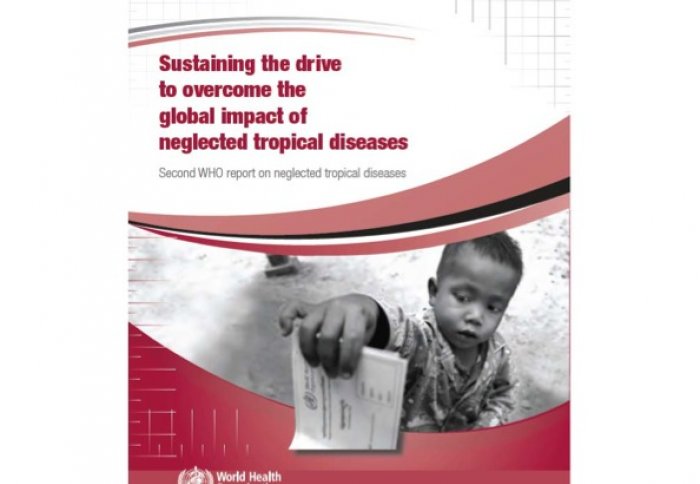 front cover of WHO report 'Sustaining the drive to overcome the global impact of neglected tropical diseases'