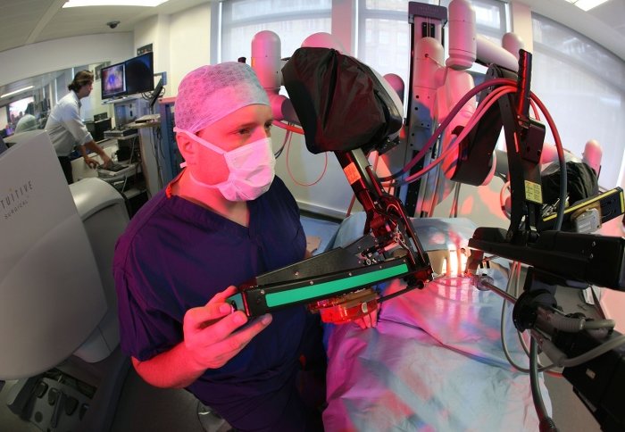 Researchers at the Hamlyn Centre for Robotic Surgery