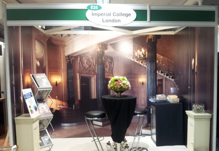Imperial's stand at the 2013 Square Meal Venues & Events Show in Old Billingsgate