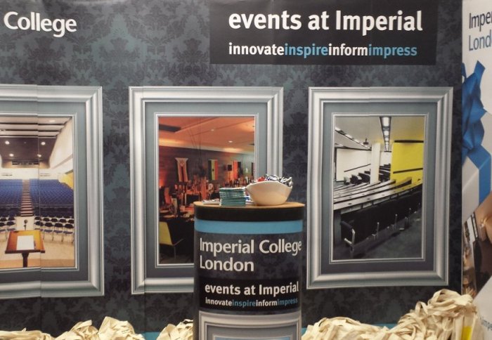 Imperial's stand at the Academic Venue Show 2014