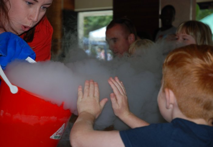 Finding out about liquid nitrogen