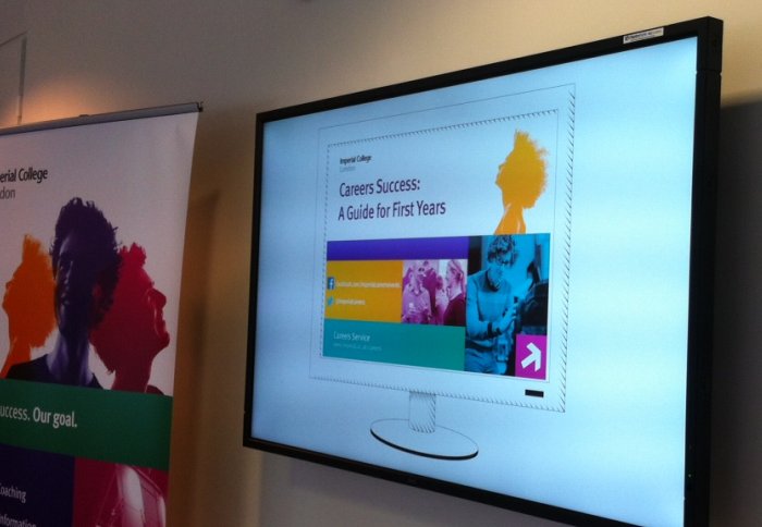 One of the Careers Service's new Quick Guides, on a screen.