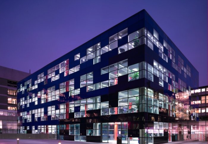 Faculty Building at night