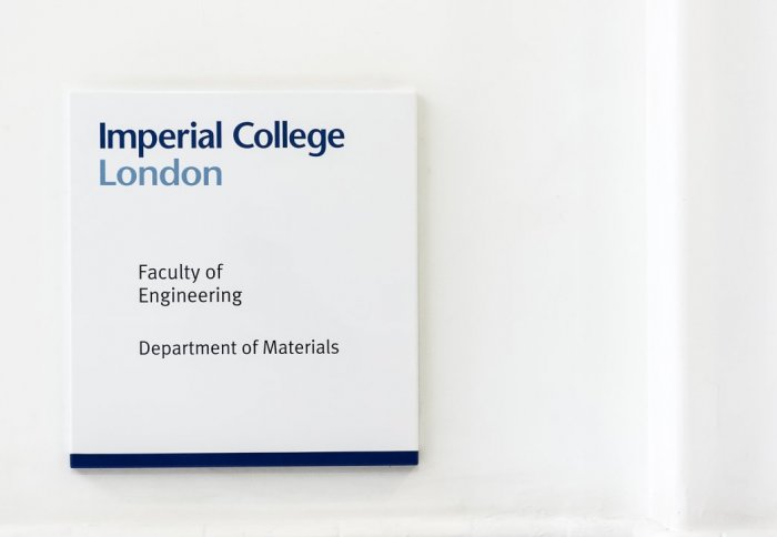 Department of Materials, Imperial College London sign