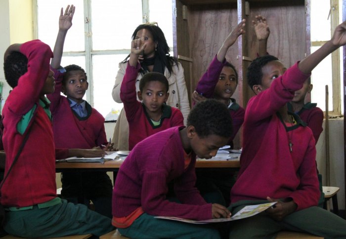 Ethiopian school children