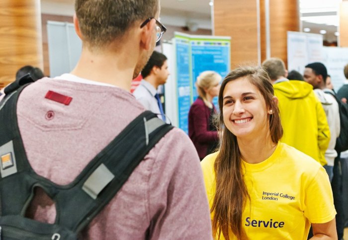 Students at a recent Careers Fair