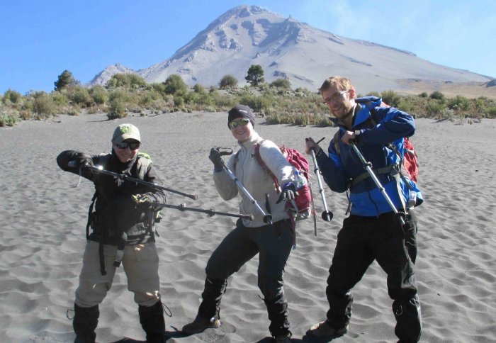 Fieldwork at Popocatepetl, Mexico