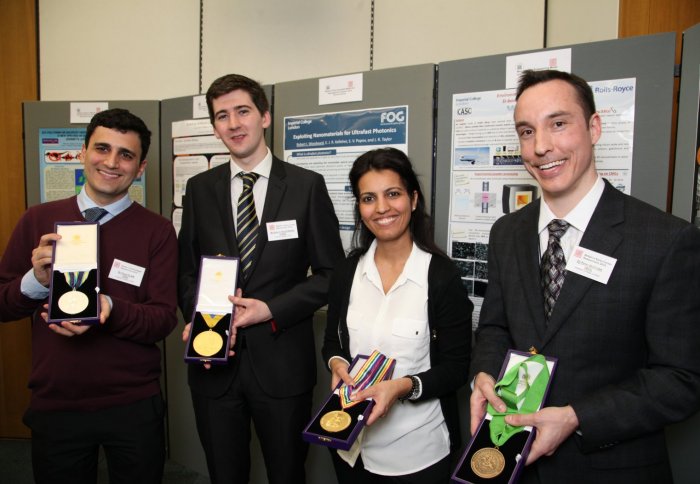 L-R: Yuval Elani, Robert Woodward, Nasrin Al Nasiri, Peter Buchak