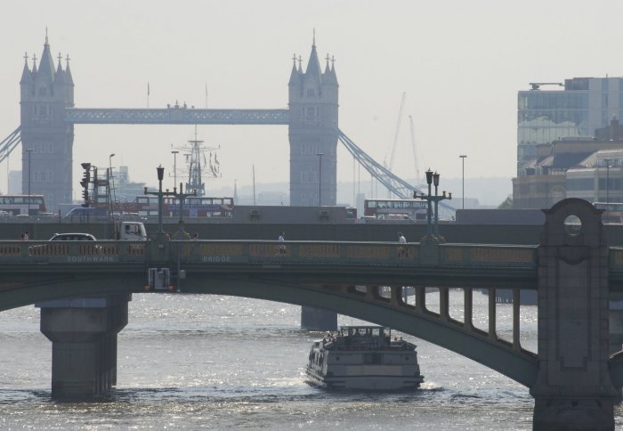 Tower bridge and the City