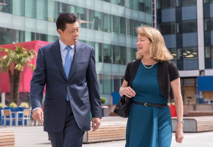 Imperial's President Professor Alice Gast with Chinese Ambassador to the UK, His Excellency Ambassador Liu Xiaoming