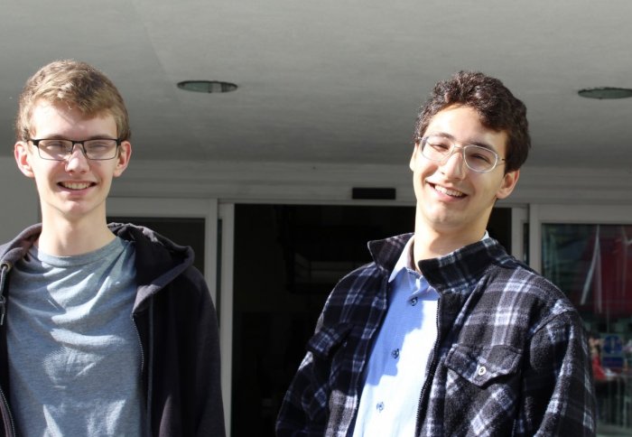 Jacob and George were both awarded scholarships to help them with their studies