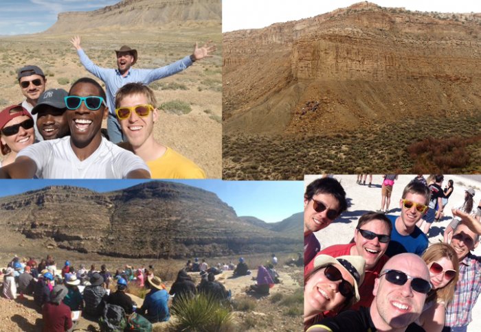 MSc Petroleum Geoscience students enjoy the geological delights of Utah and Texas