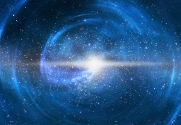 A visual depiction of the Big Bang