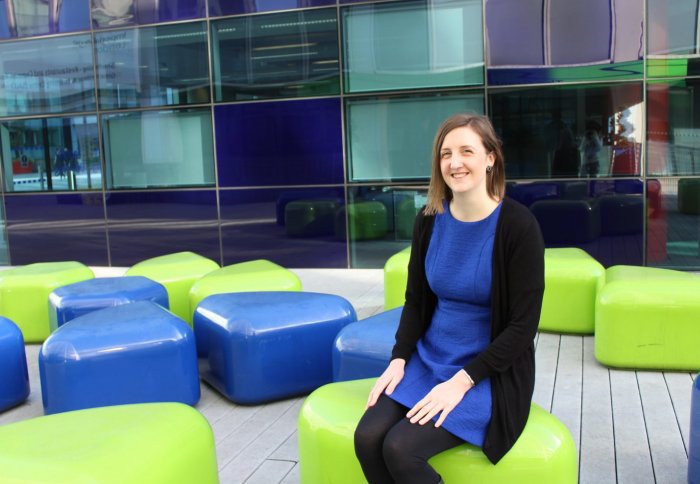 Dr Alex Howe sitting outside the Grantham Institute