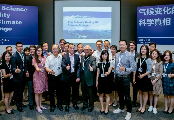 Panellists and organisers in Shanghai