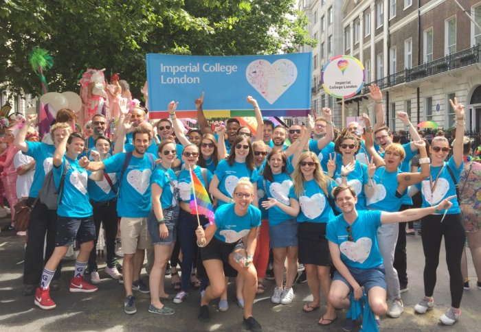 Imperial 600 members and allies at Pride