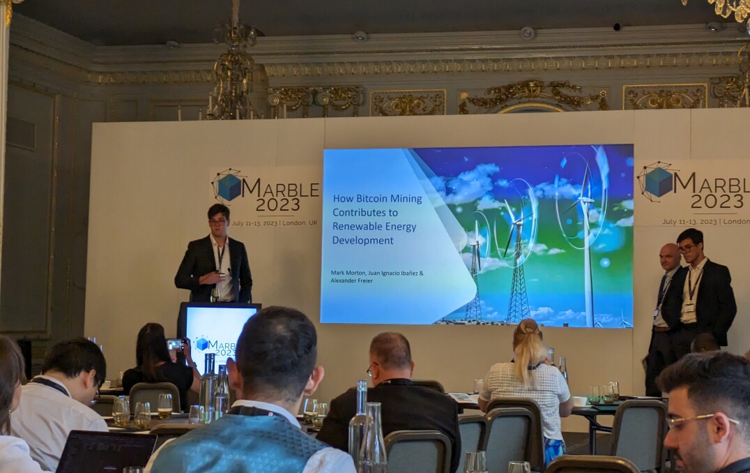 MARBLE Conference presentation