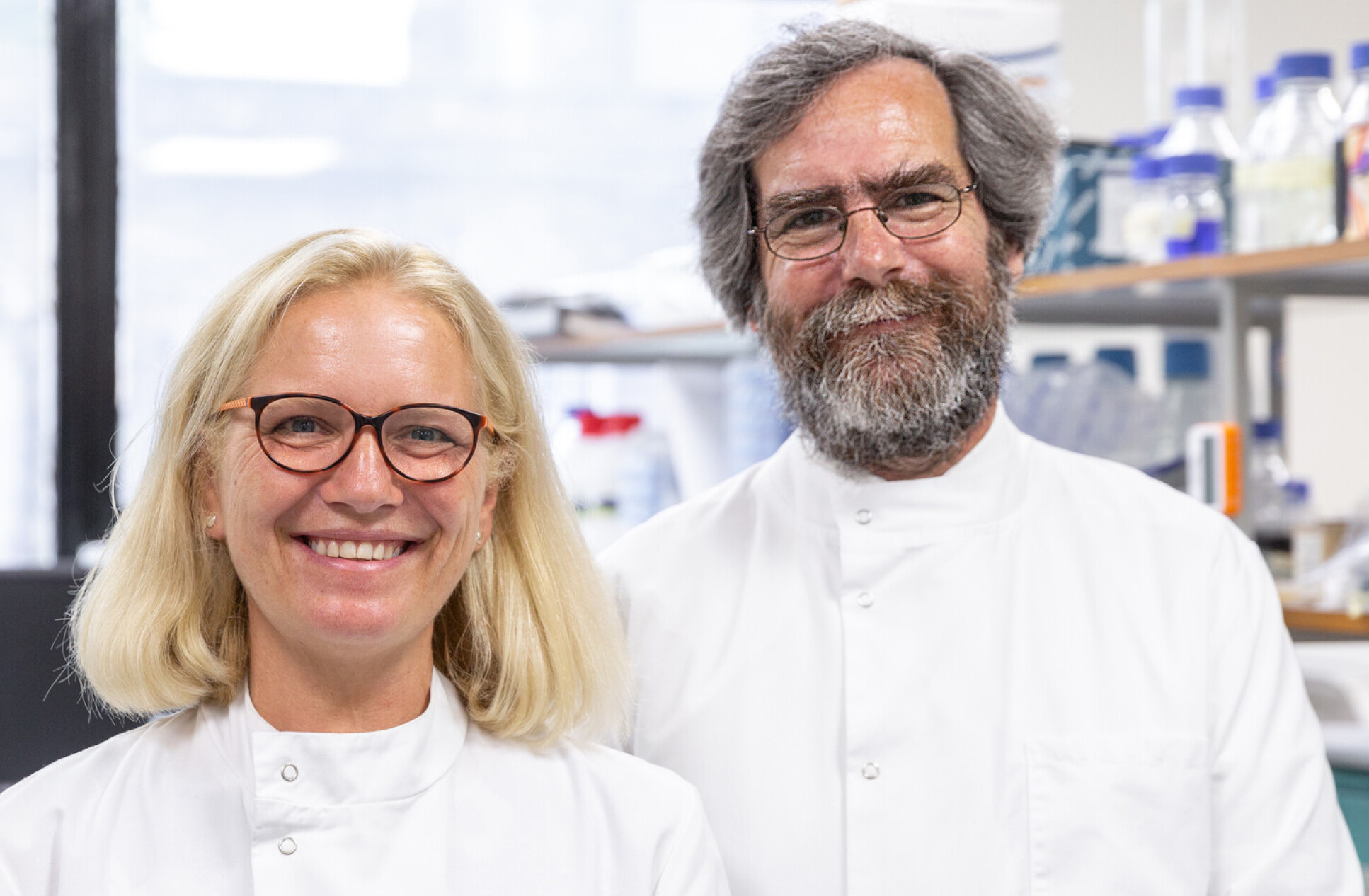 Profs Uta Griesenbach and Eric Alton