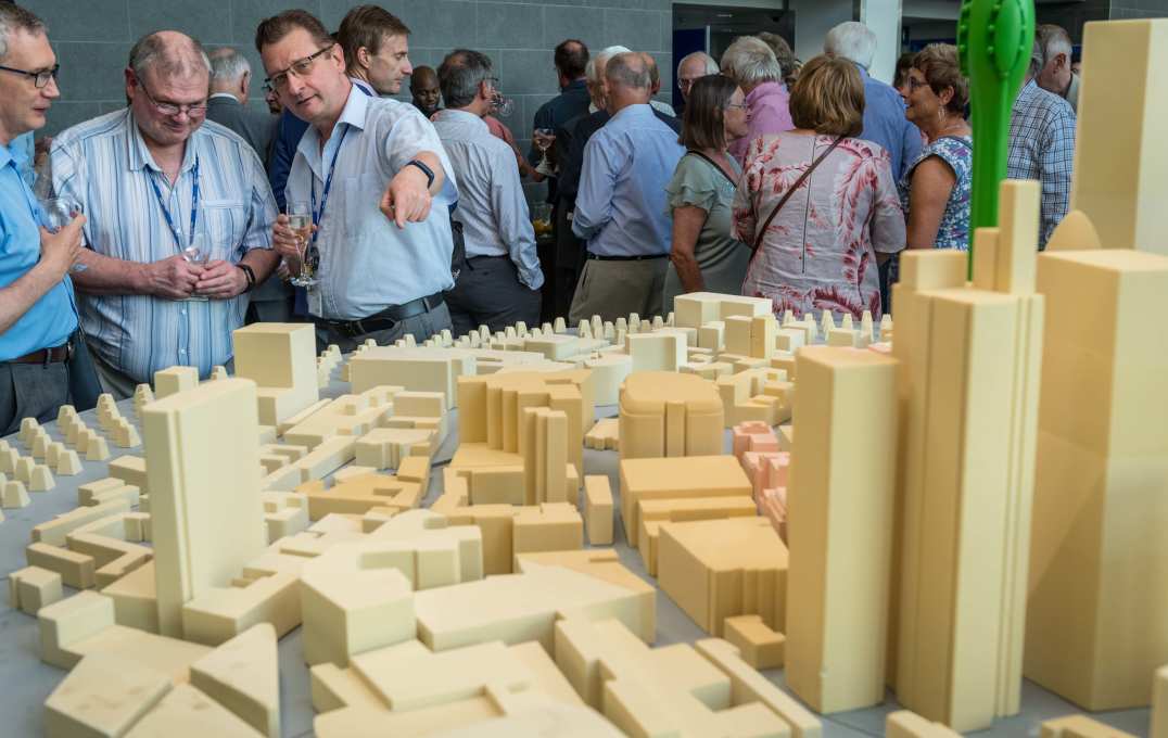 Aeronautics City Model, as used in the 10x5 Wind Tunnel