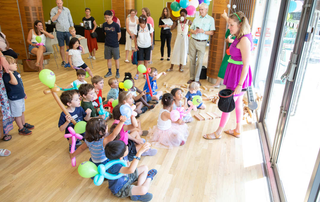 Children of Imperial College staff at the annual Bring Your Child to Work Day
