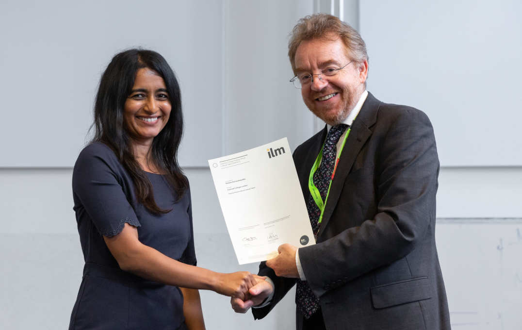 woman poses for picture