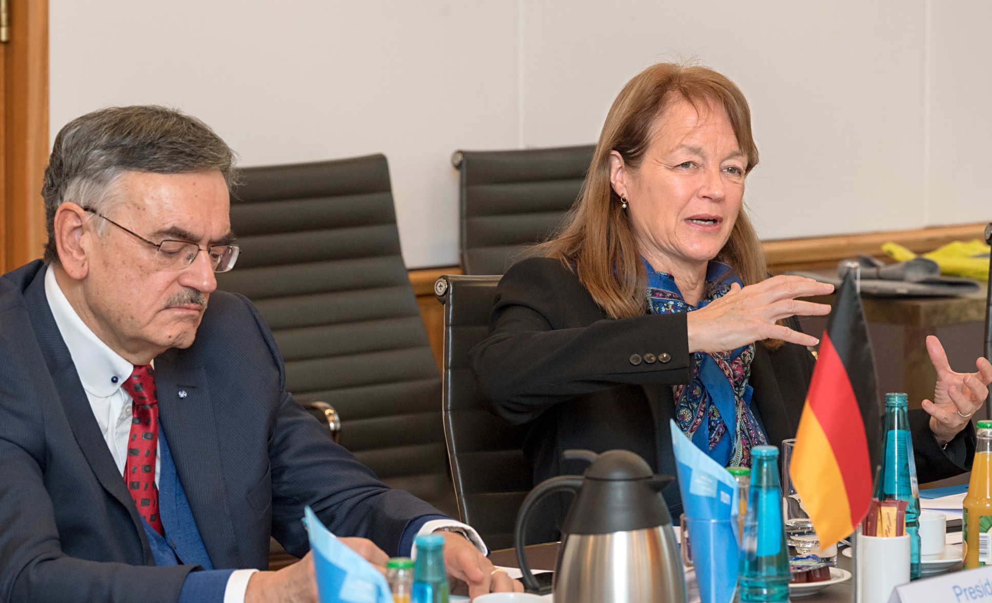 Alice Gast with Wolfgang Herrmann