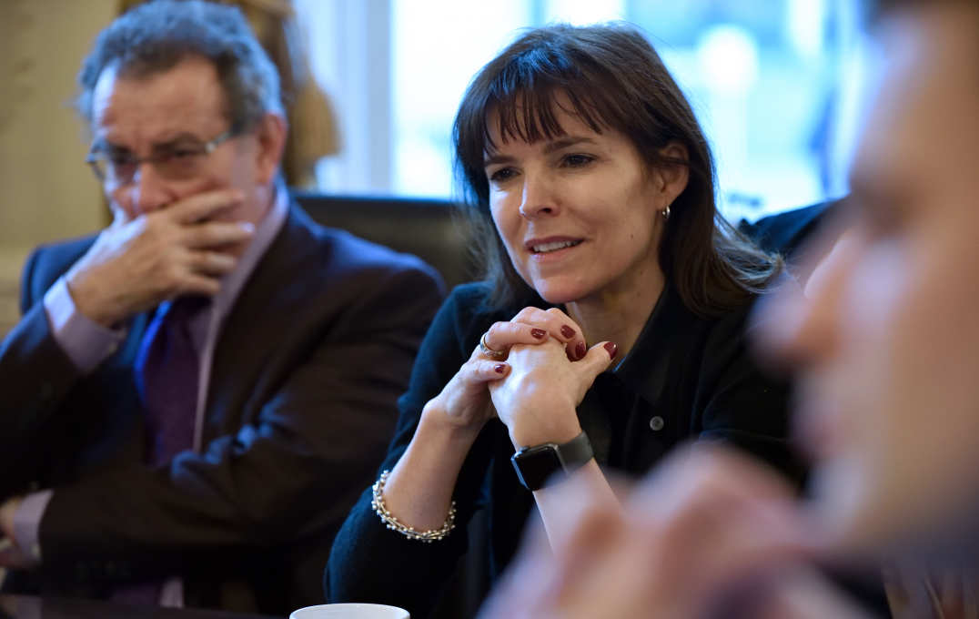 Emma Tucker with Professor Lord Robert Winston